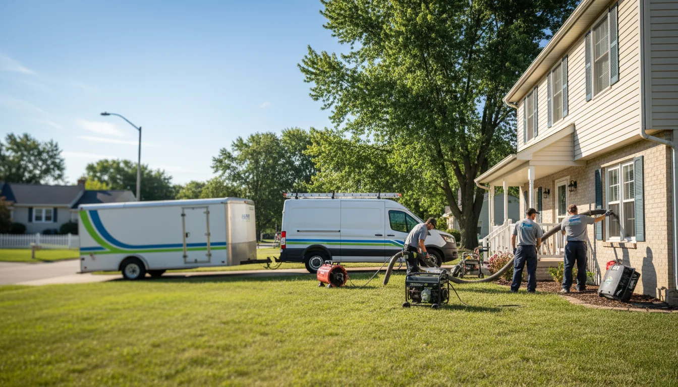 Flooded Basement Restoration And Cleanup With Repair in Grantville, KS near me